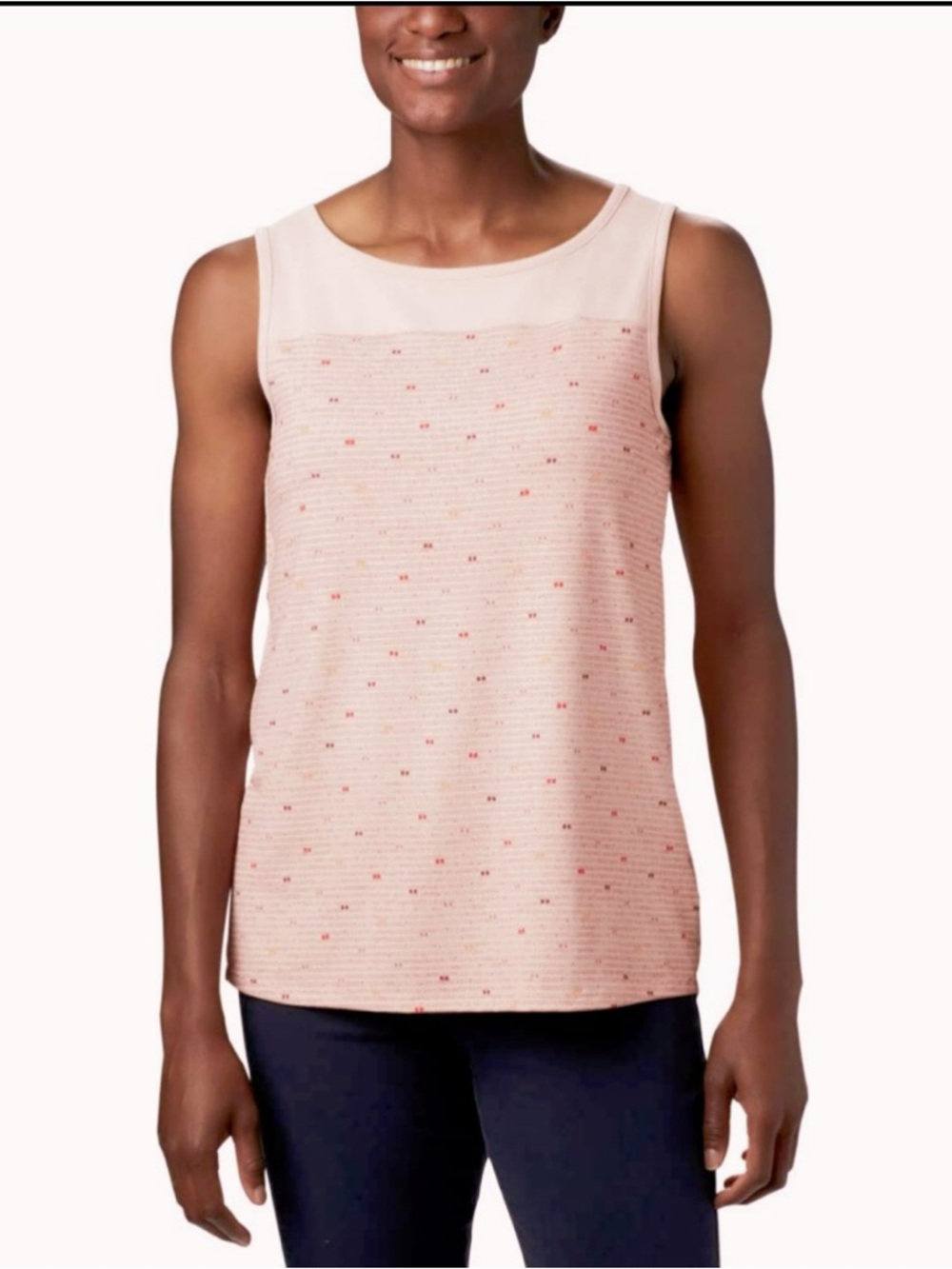 🩷 Columbia Peach Chill River Tech UPF 50 Sleeveless Tank Top